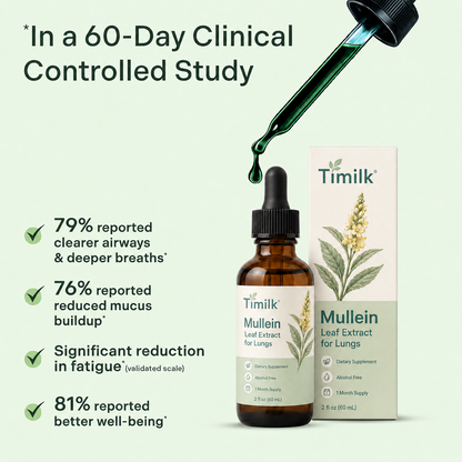 Timilk®Mullein Leaf Extract for Lungs