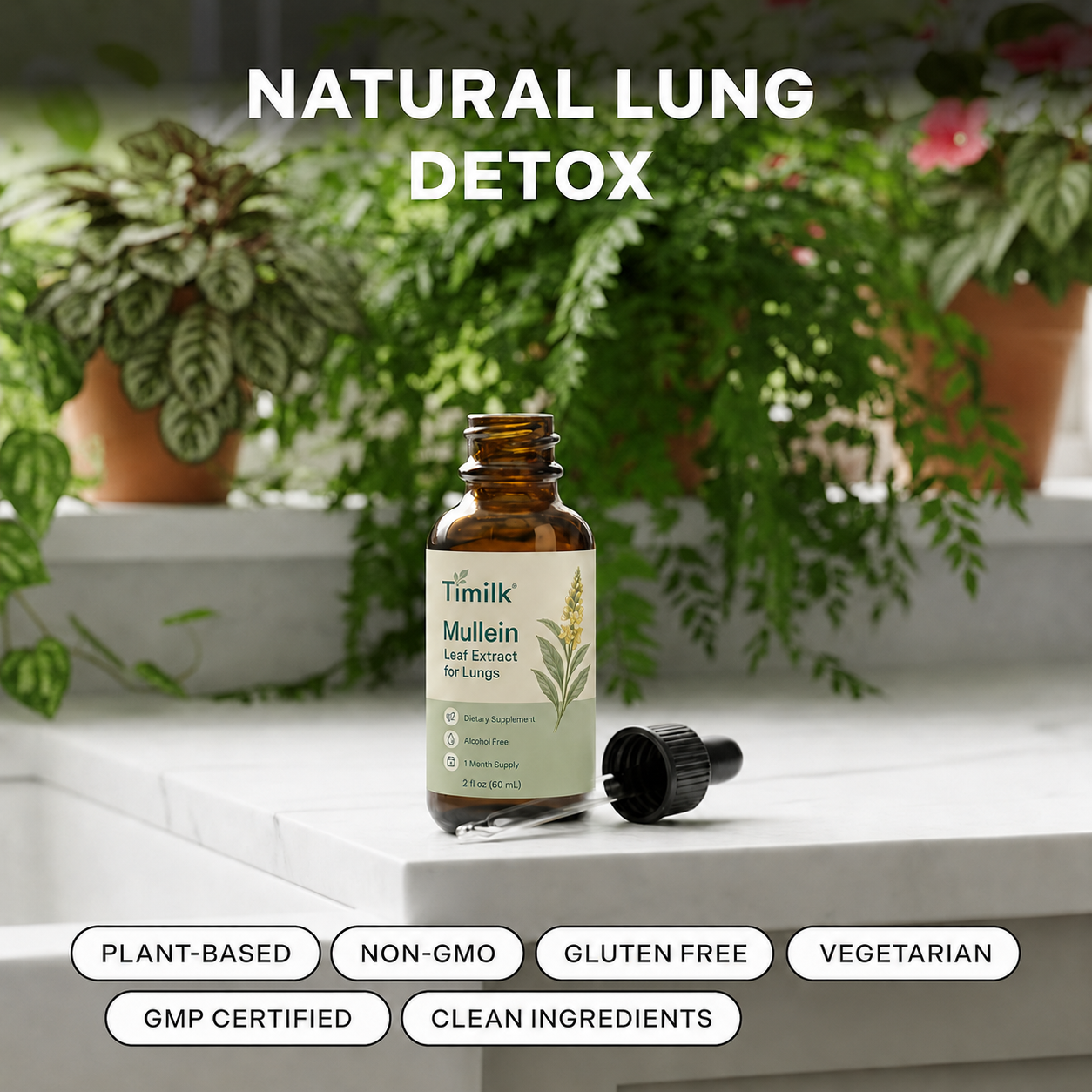 Timilk®Mullein Leaf Extract for Lungs